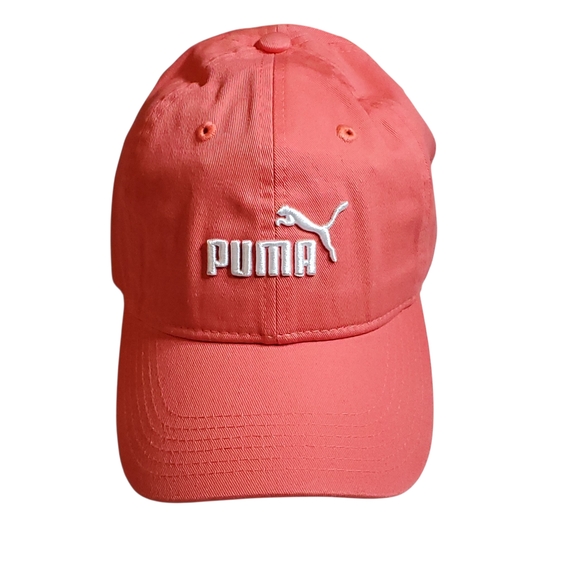 Puma Vibrant Coral Baseball Cap - Picture 1 of 4